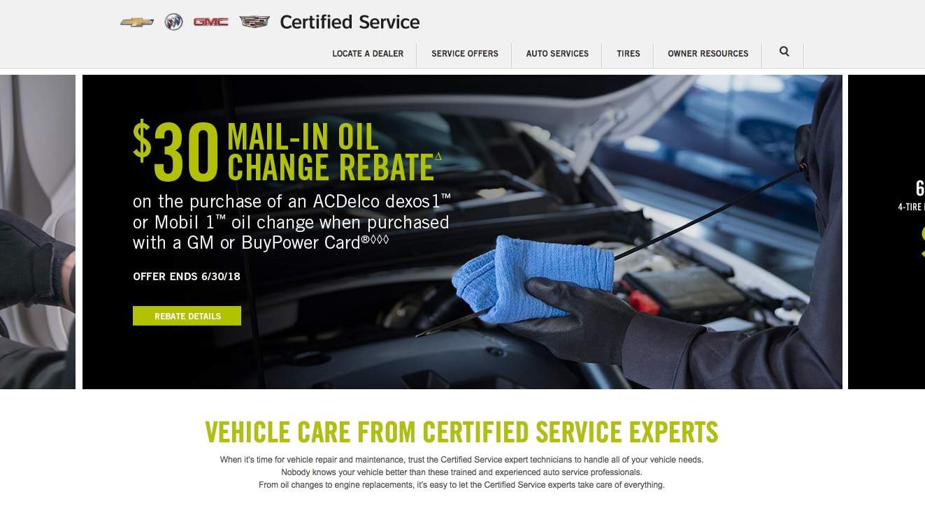 SEO consultant + SEO specialist for General Motors Certified Service in Detroit, Michigan
