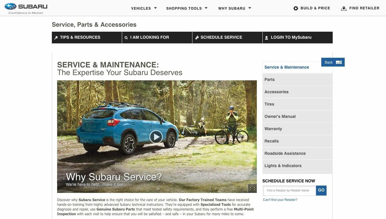 SEO consultant + SEO expert for Subaru Service in New York, New York