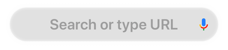 Google organic and paid search box