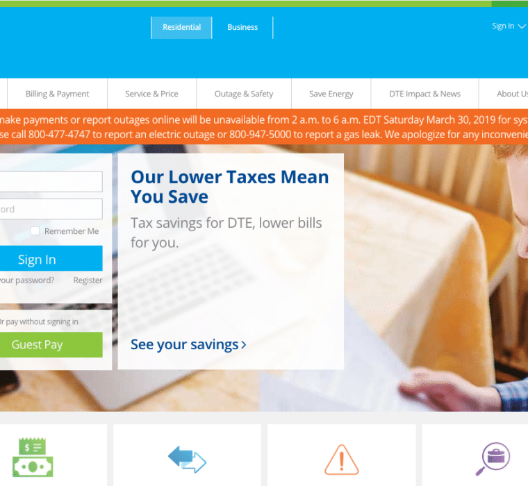 SEO consultant + SEO expert for DTE Energy in Detroit, Michigan