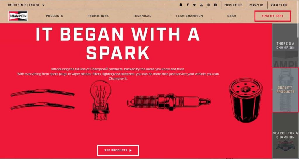 SEO Expert - SEO Consultant for Champion Spark Plugs in Detroit, Michigan