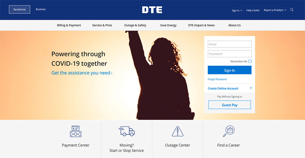 Detroit SEO expert for DTE Energy in Detroit, Michigan