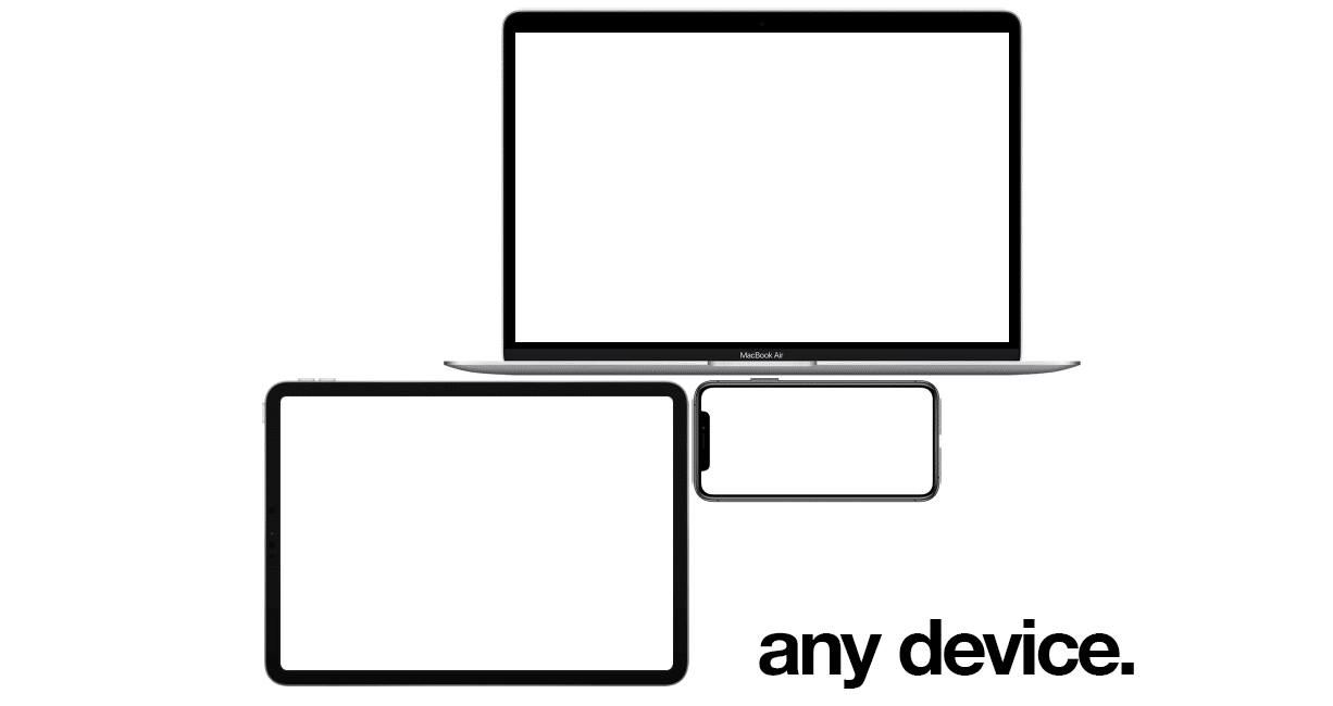 Responsive website design makes any website available on any device